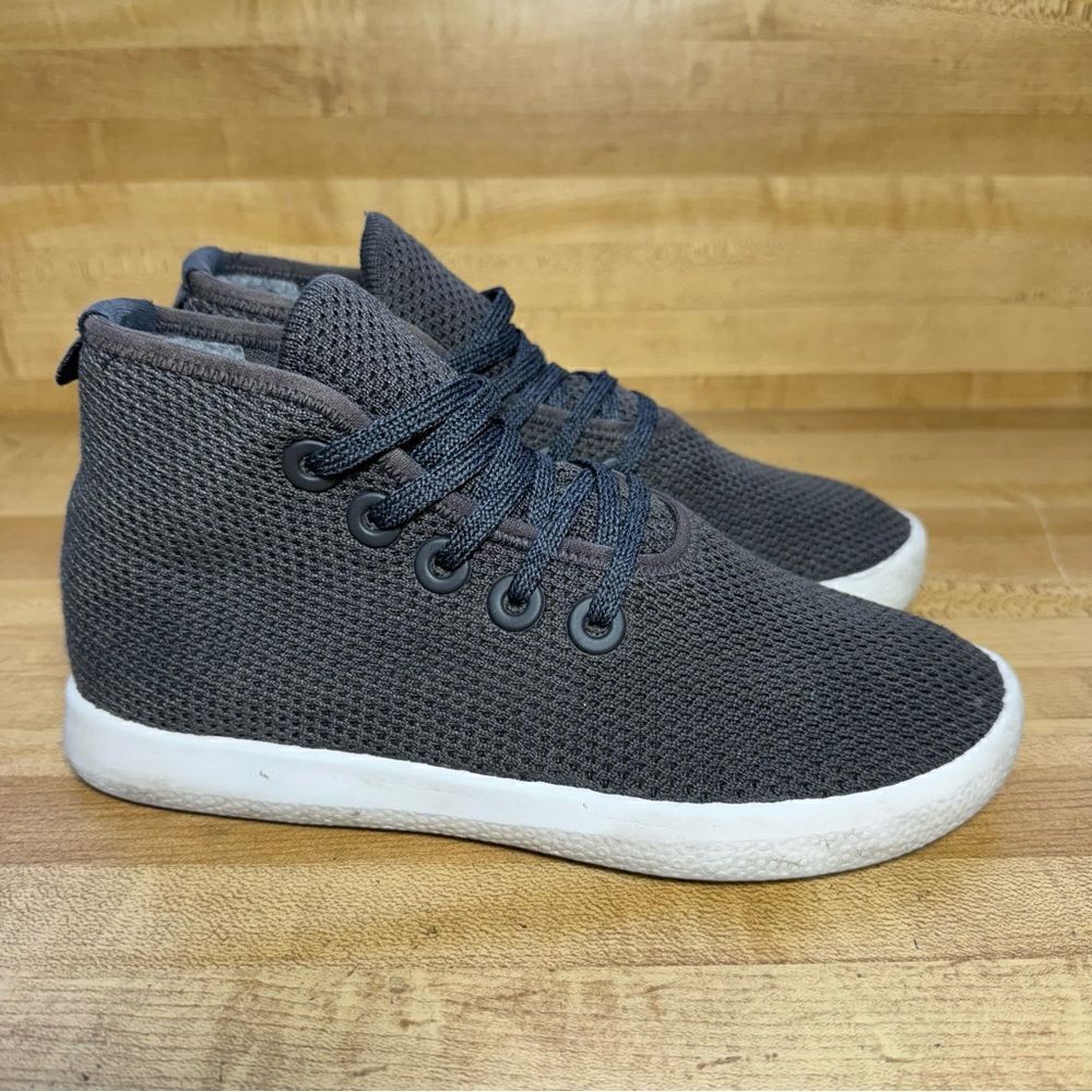 Allbirds Tree Topper TT Womens Size 6 High Top Sneaker Shoes Gray Lace Up
